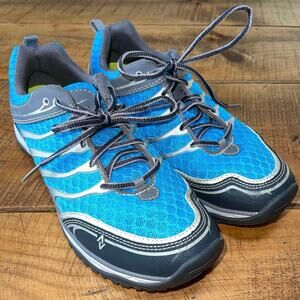 Womens Eddie‎ Bauer Blue Silver Tennis Outdoor Hiking Shoes Size 9